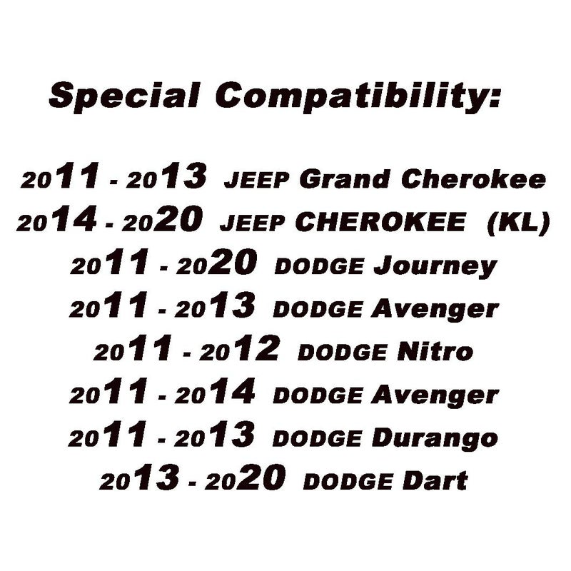 ZHPTAM 8 in Roof Radio Antenna Mast Compatible with Jeep Grand Cherokee,Cherokee, Fits Dodge Journey,Avenger,Durango,Dart 2011-2023 for 5091100-AA,5064688AB Durable Flexible Rubber Replacement Antenna - Image 5